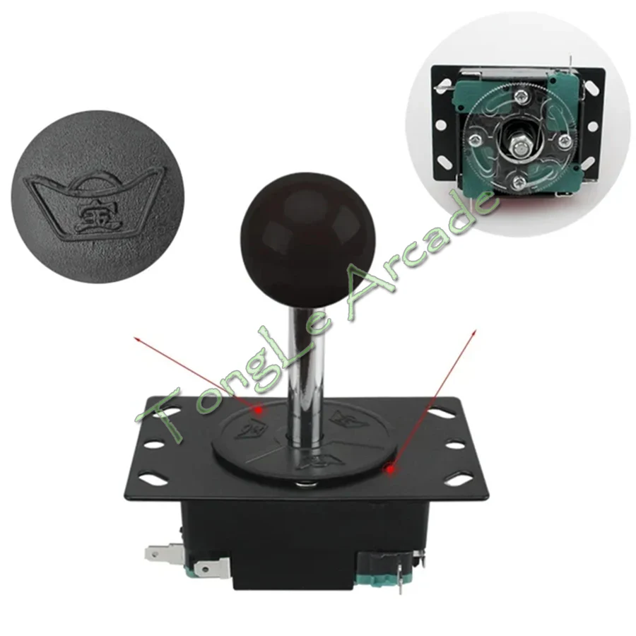 Joystick Arcade Parts - Baolian ジョイスティック 8 ウェイボールハンドルコマンドコインパンドラゲームレトロネオジオアーケードゲーム機 Jamma DIY
