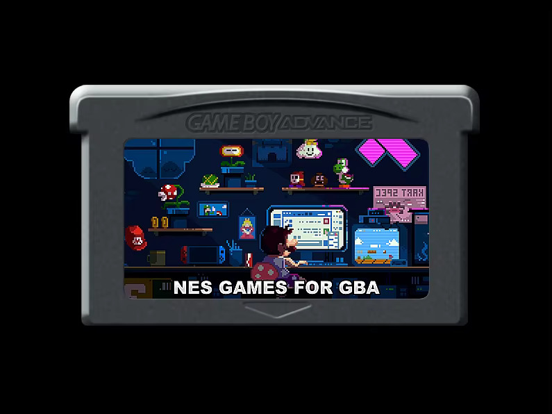 Arcade Quest - 32ビットゲームカード：163個のNESゲーム（GBA対応）（アメリカ版！！） 英語!! )
