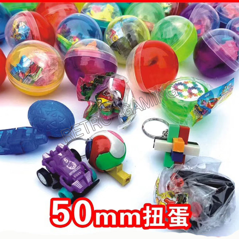 Arcade Style Vending Machine - ミックススタイルのカプセルボール,100,ピース/バッグ,32mm,45mm,50mm,アーケードゲーム,コイン式おもちゃの自動販売機用のツイストエッグ
