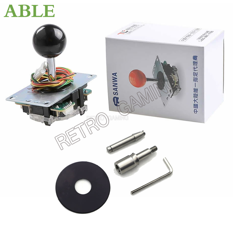 Joystick Arcade Parts - Sanwa-オリジナルのJLF-TP-8YTアーケードジョイスティック,取り外し可能なジョイスティックシャフト