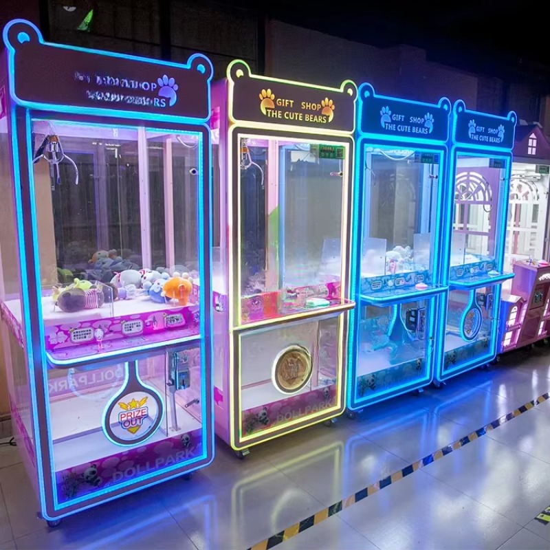 Arcade Vending Machines For Sale - カラフルパークアーケードゲーム機 コイン式/おもちゃクレーンゲーム 販売中/自動販売機
