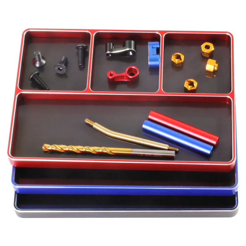 Racing Arcade Cabinet - RCカー用ツールスクリュートレイプレートナットボックス（マグネット付き）TRX4 SCX10 HSP 94111 94123 WLTOYS