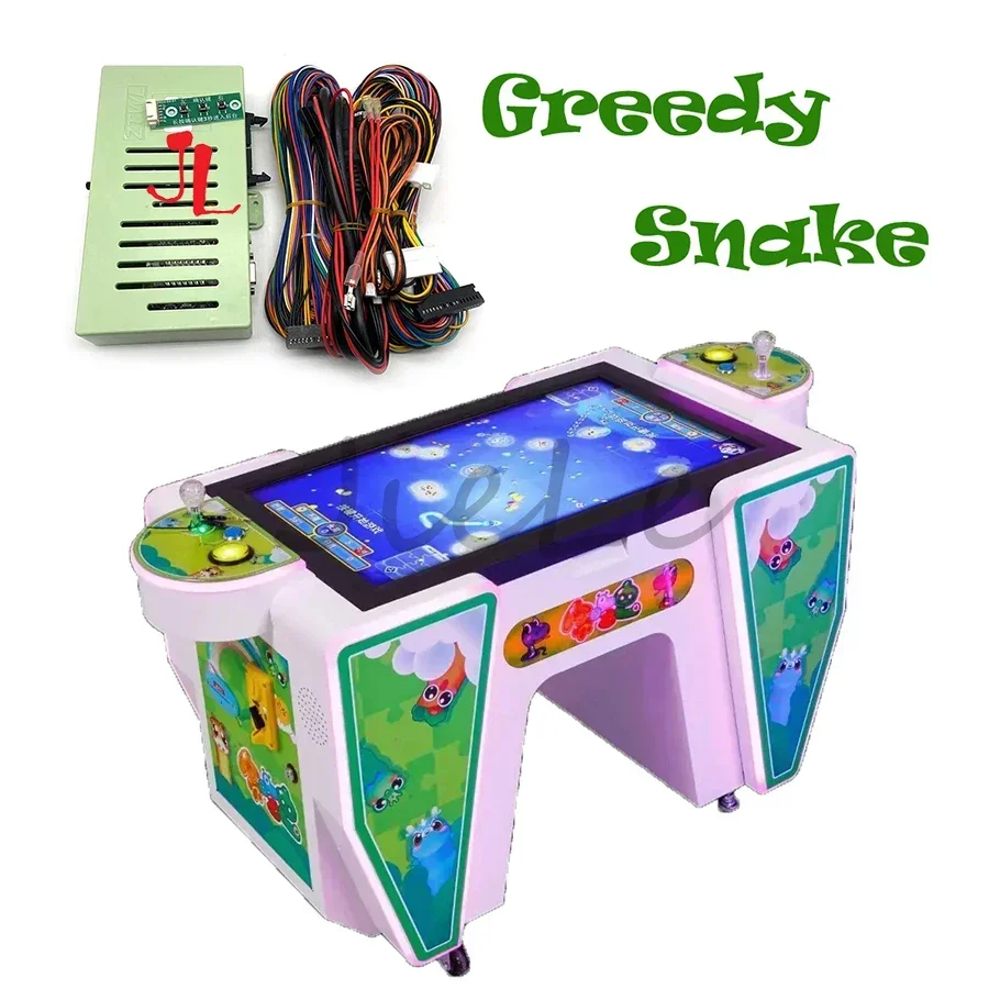 Racing Arcade Cabinet - 2/4 プレーヤー貪欲なヘビアーケードゲーム機 PCB Borad DIY キット機器競争コイン式ゲーム内蔵アーケードキャビネット