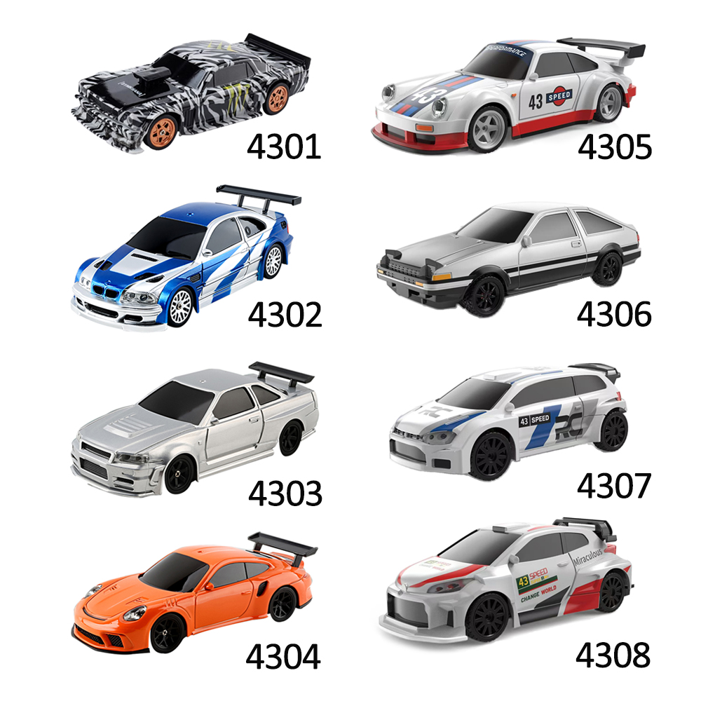アップグレードされたジャイロ 1/43 RC ドリフトカーレ - Racing Arcade Cabinet のレビューと価格