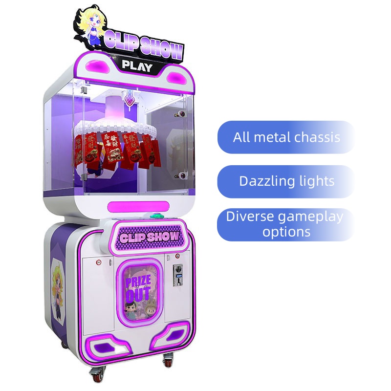 遊園地新型コイン式景品おもちゃ自動販売機モールミニクリップク - Arcade Style Vending Machine のレビューと価格