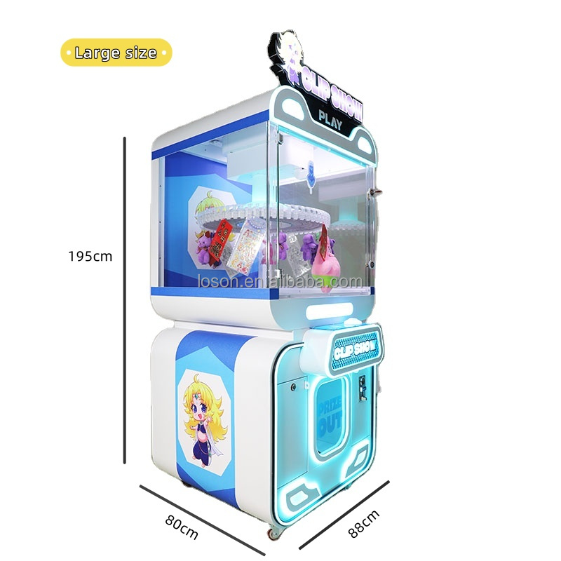 遊園地新型コイン式景品おもちゃ自動販売機モールミニクリップク - Arcade Style Vending Machine のレビューと価格