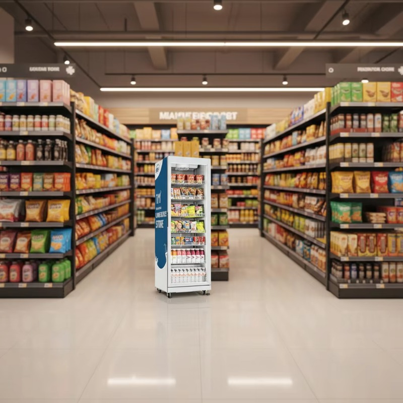 フードライン カスタマイズド自動販売機 AI搭載 オープンド - Open Vending Machine のレビューと価格