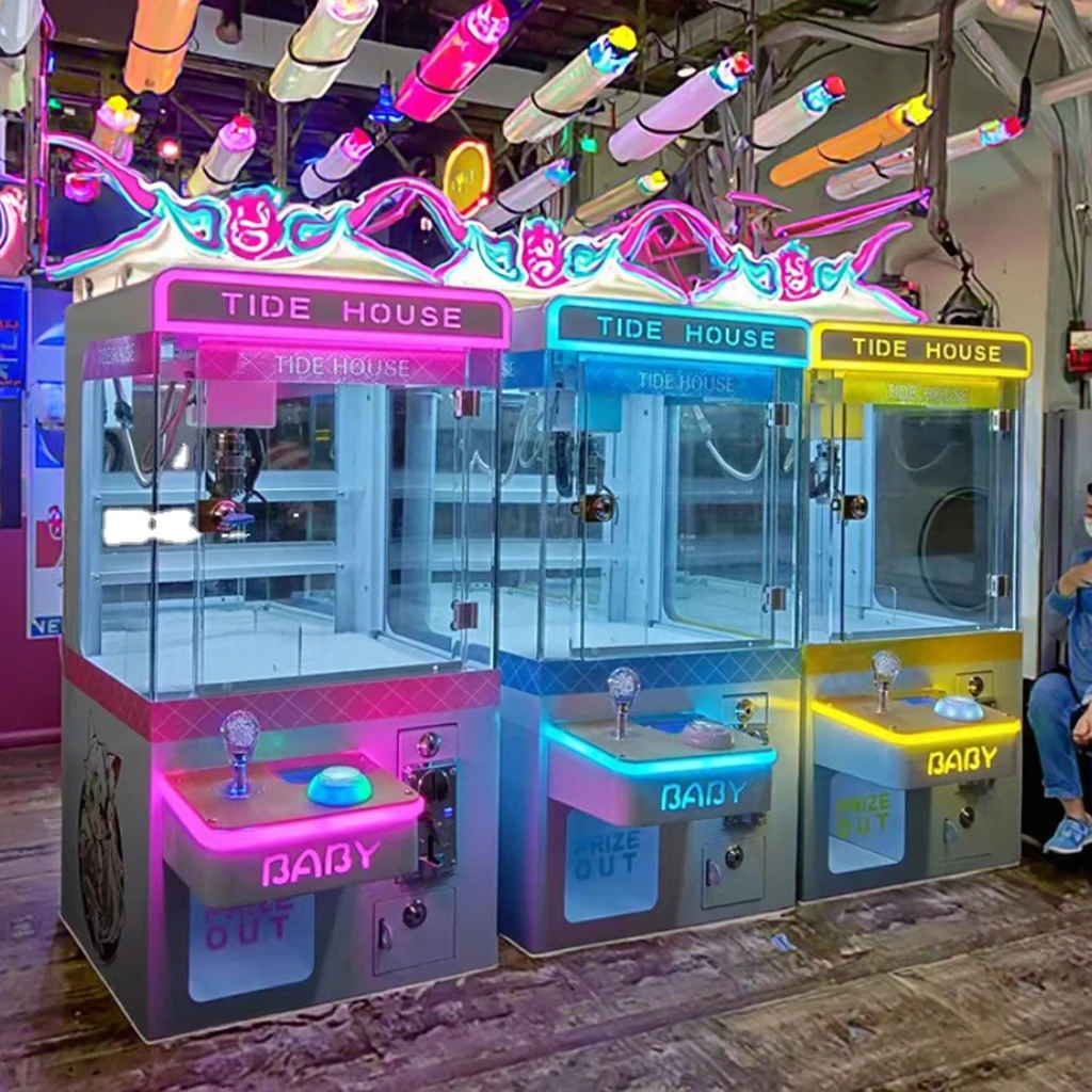 ミニデスクトップクレーンゲーム機 コイン式おもちゃ 1年間保 - Arcade Vending Machines For Sale のレビューと価格