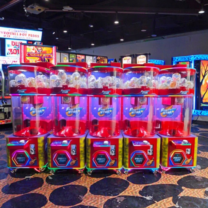 遊園地のメタルコイン式カプセルトイ景品販売機、子供向けアーケ - Prize Capsule Toy Machine のレビューと価格