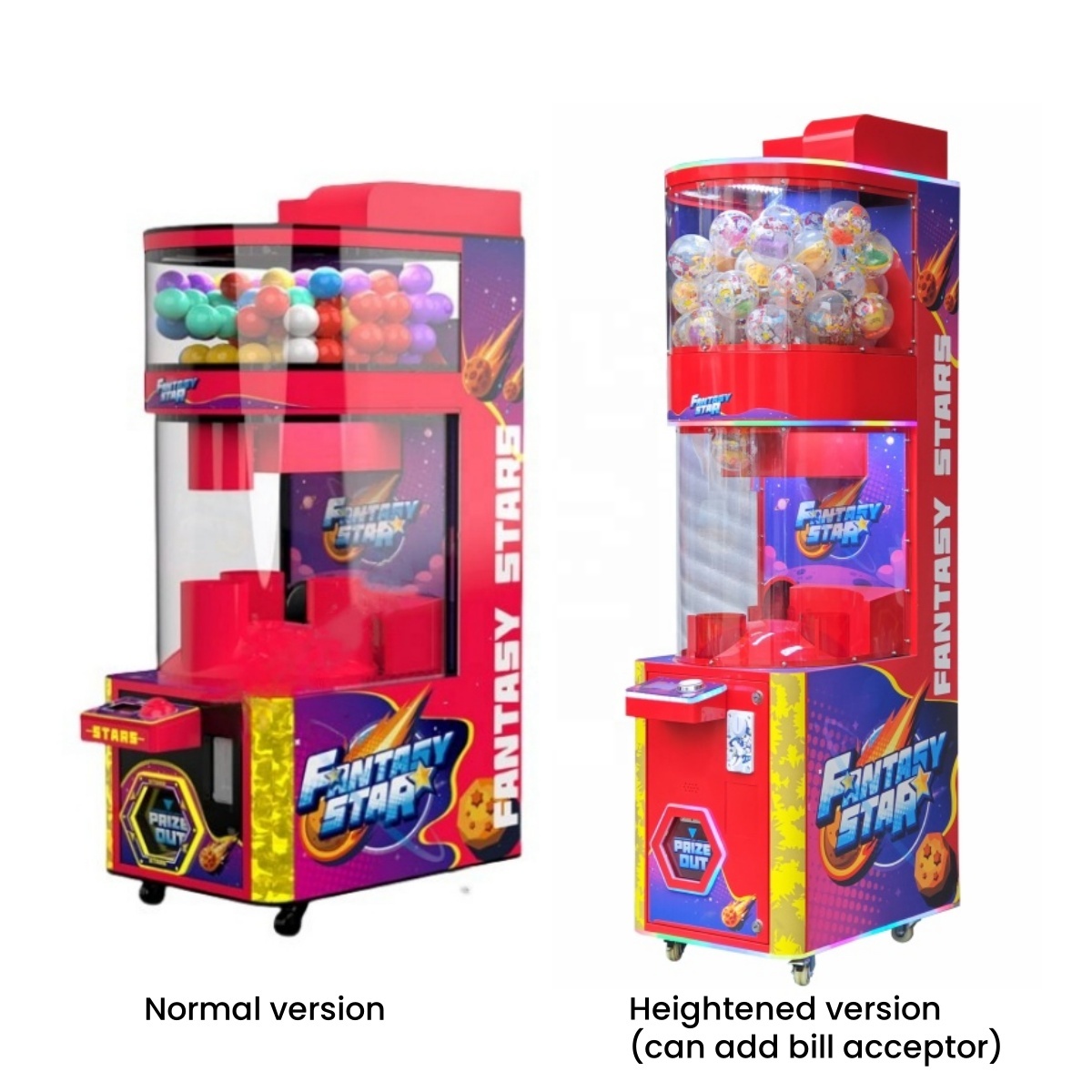遊園地のメタルコイン式カプセルトイ景品販売機、子供向けアーケ - Prize Capsule Toy Machine のレビューと価格