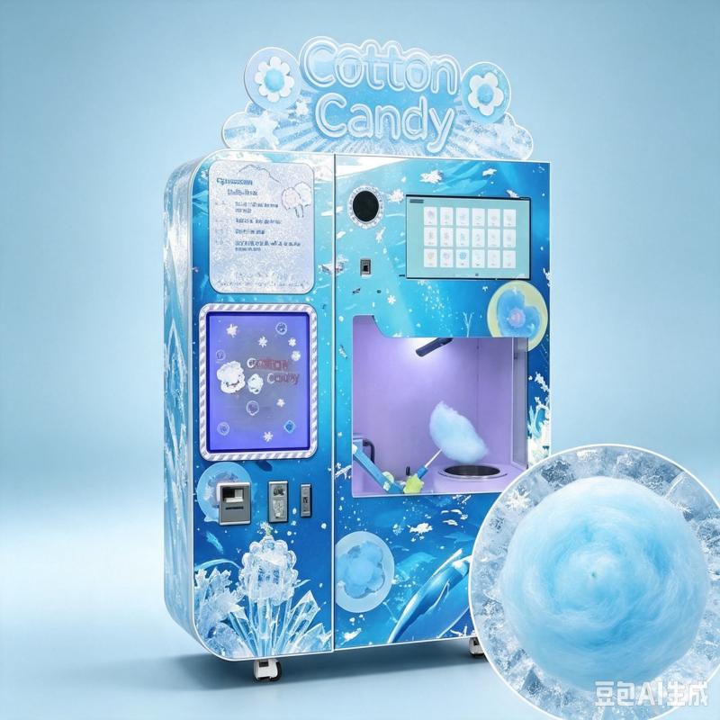 カスタマイズ可能な自動綿菓子販売機、キャンディーフロスディス - Candy Floss Machine のレビューと価格