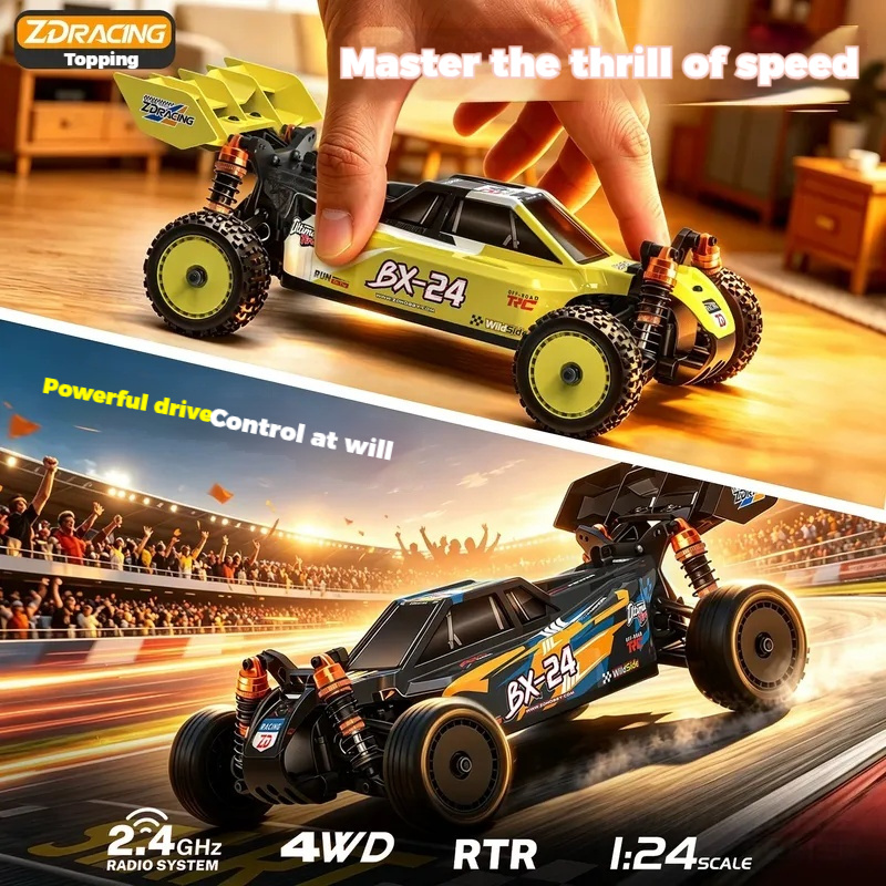 Zdレーシング 1/24 Bx 24 4WD ブラシレスレー - Racing Arcade Cabinet のレビューと価格