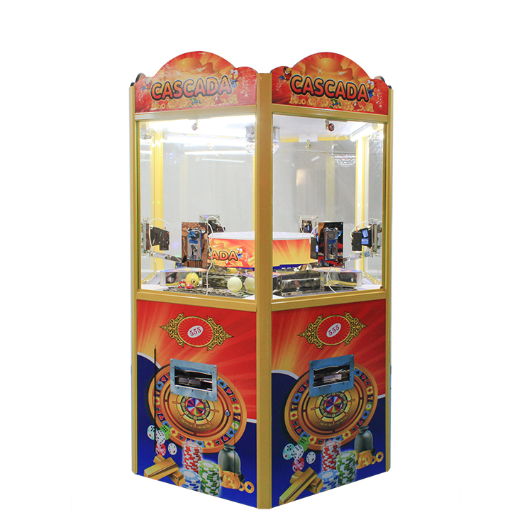 6人用アーケードゲーム機 コイン式コインプッシャー機 クォー - Arcade Style Vending Machine のレビューと価格