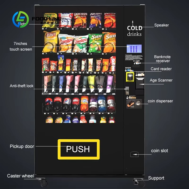 スナックとドリンクの自動販売機、OEM/ODMカスタマイズ7 - Open Vending Machine のレビューと価格