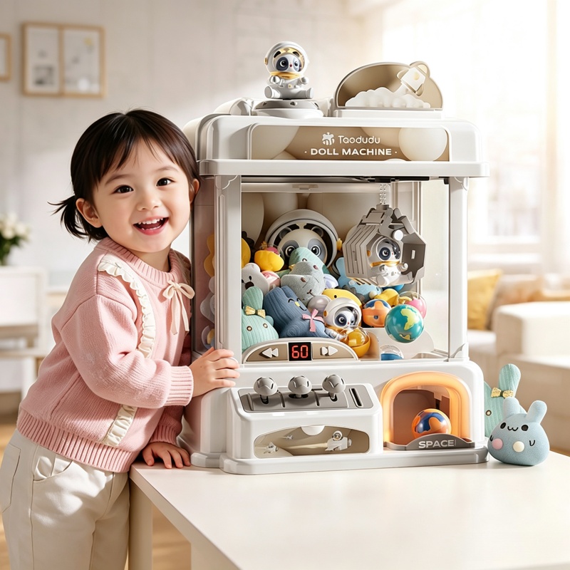 子供用ミニクレーンゲーム機、自動コイン式プレイゲーム、アーケ - Coin Pusher Machine のレビューと価格