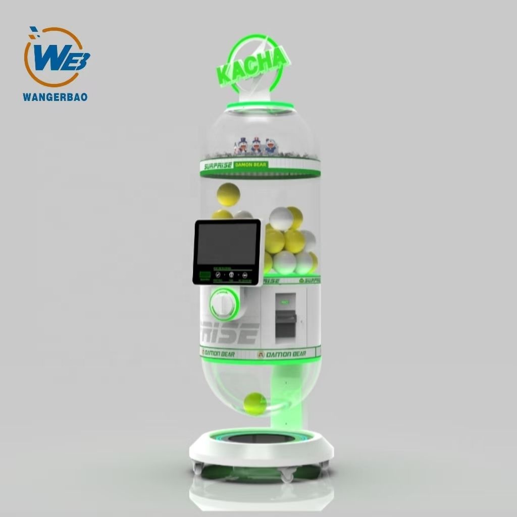 ワンガーバオ カスタマイズ可能な電子ガチャマシン ピンクカプ - Prize Capsule Toy Machine のレビューと価格