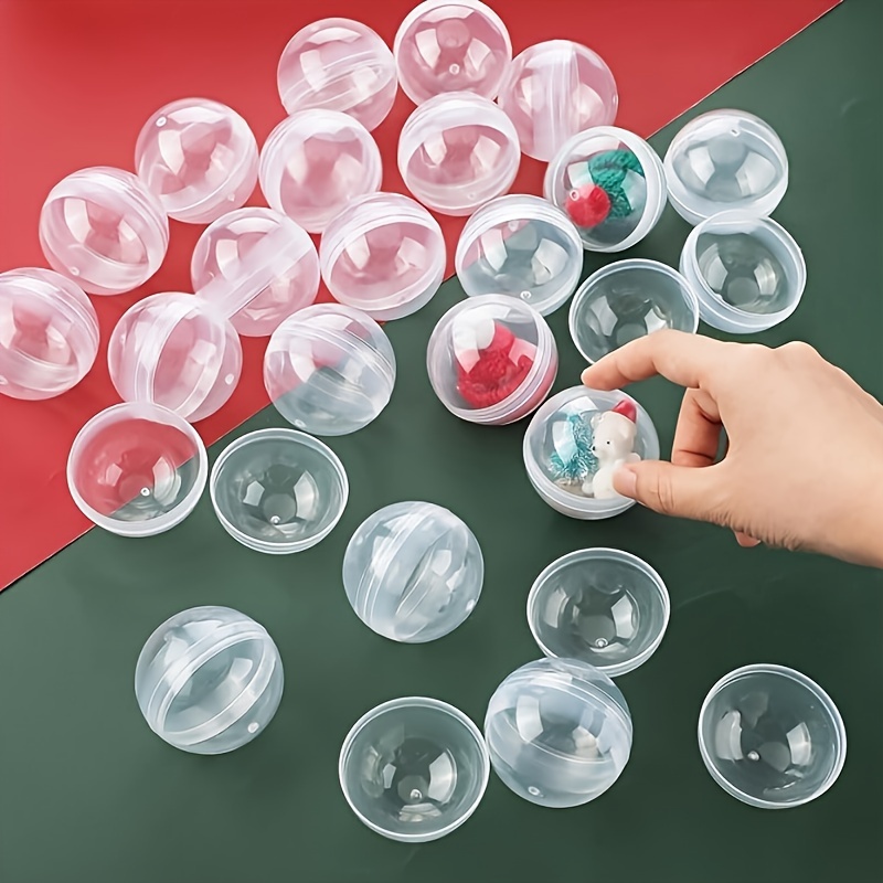 透明なプラスチック製の丸いカプセル,空のgumballマシン - Prize Capsule Toy Machine のレビューと価格
