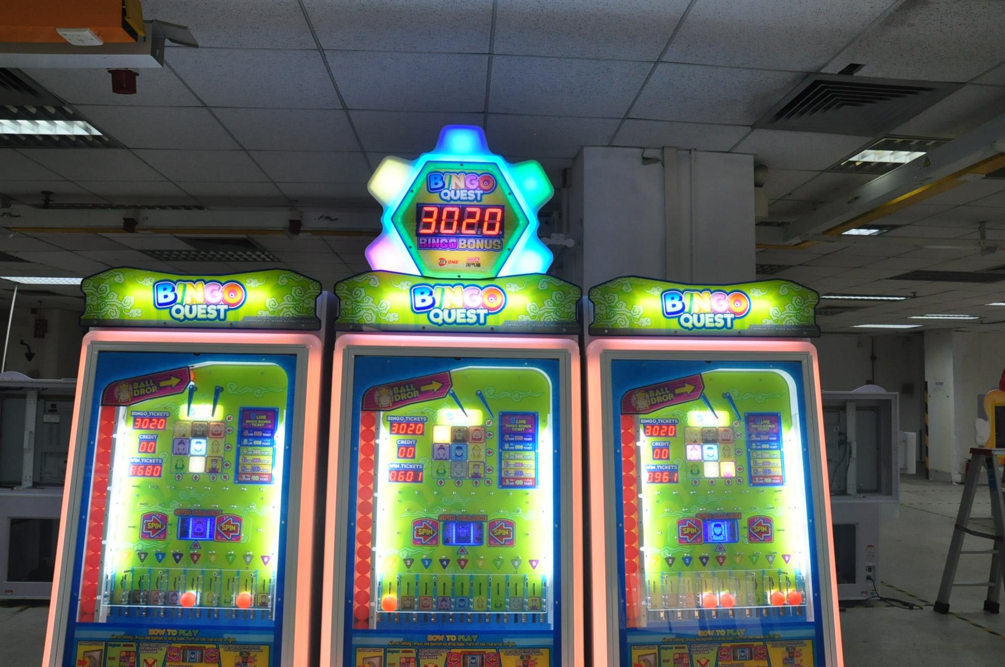 屋内コイン式アーケードビンゴクエストチケット宝くじゲーム機販 - Arcade Quest のレビューと価格