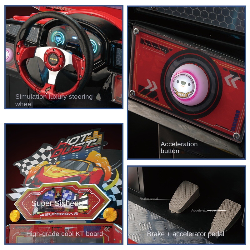 コイン式アーケードゲーム機 26インチHD液晶画面 キッズレ - Racing Arcade Cabinet のレビューと価格